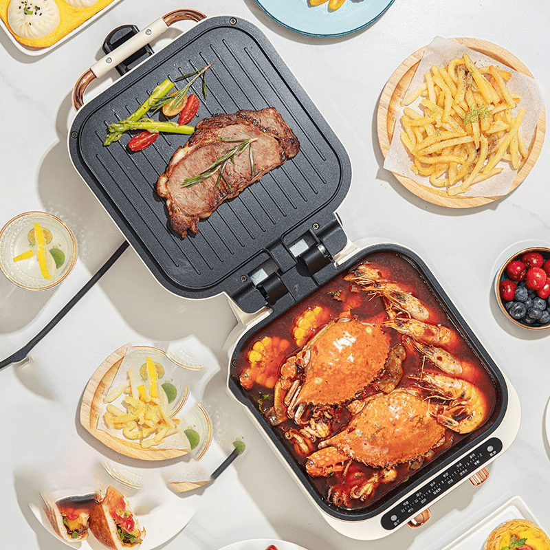 3-in-1 Electric BBQ Grill & Hot Pot