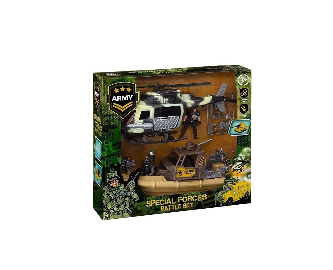 Military Adventure Play Toy Set for Kids SADILUX