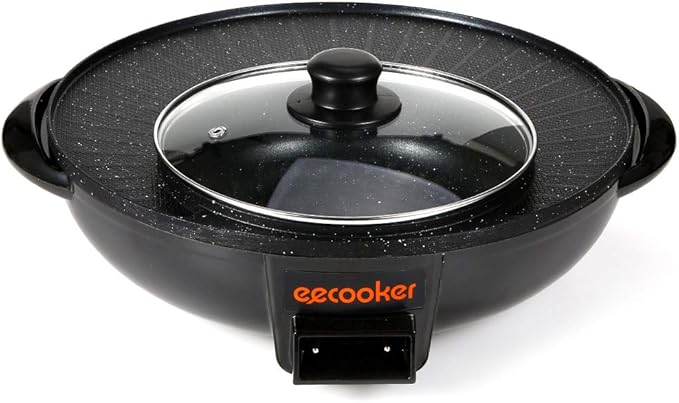 2-in-1 BBQ Grill & Electric Baking Pan