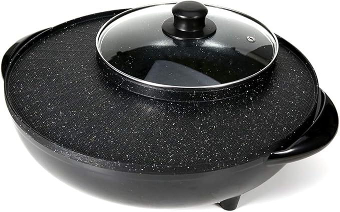 2-in-1 BBQ Grill & Electric Baking Pan