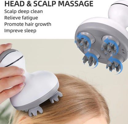 Electric Scalp Massager – Head & Body Massage Device SADILUX