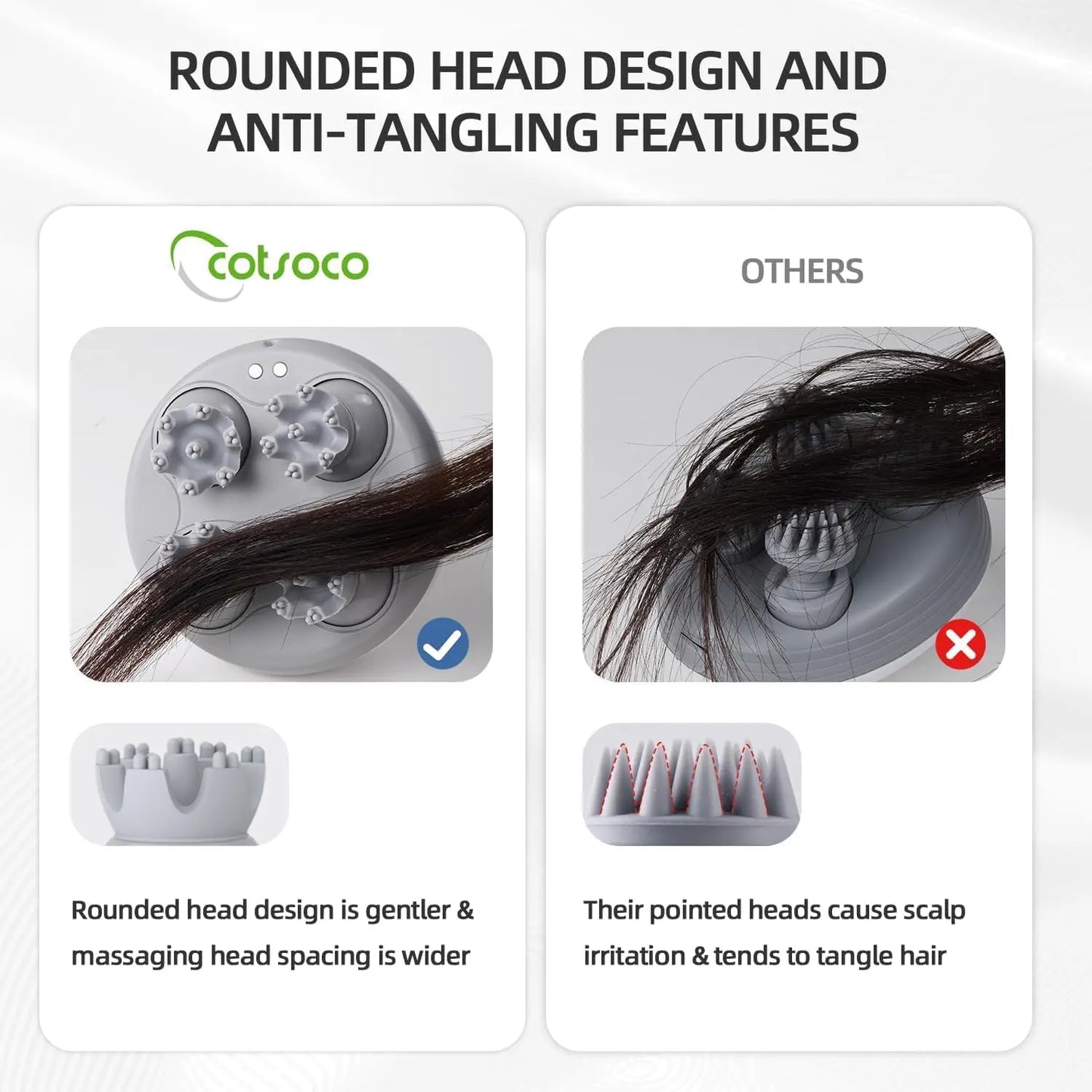 Electric Scalp Massager – Head & Body Massage Device SADILUX