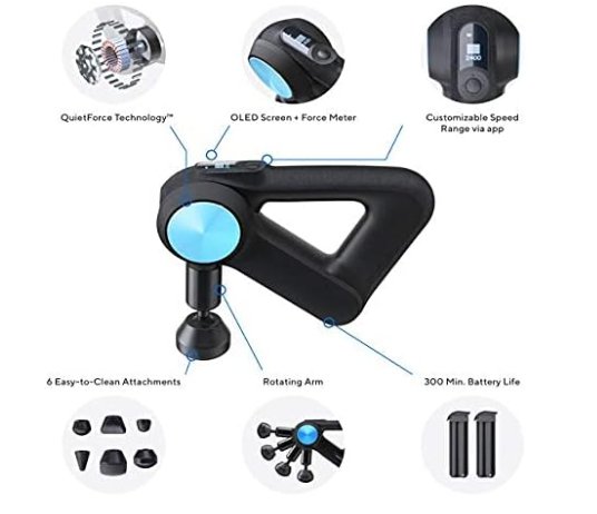 9-in-1 Handheld Deep Tissue Massage Gun SADILUX