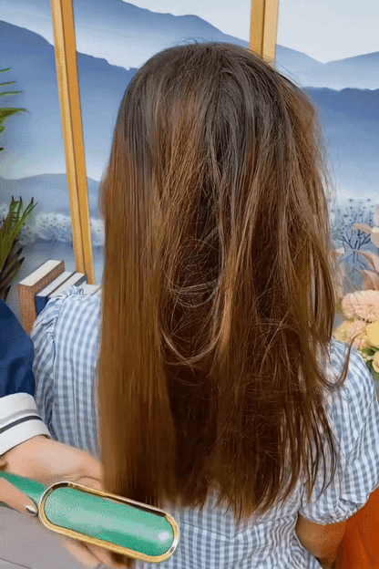 Electric Hair Straightening Brush Fast Ceramic Hot Comb