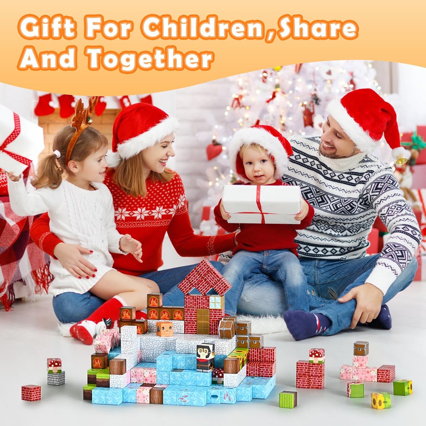 Magnetic Building Cubes Set for Kids