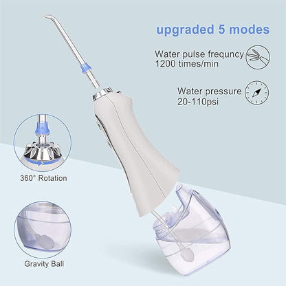 Portable Cordless Water Flosser – Professional Oral Irrigator for Teeth Cleaning