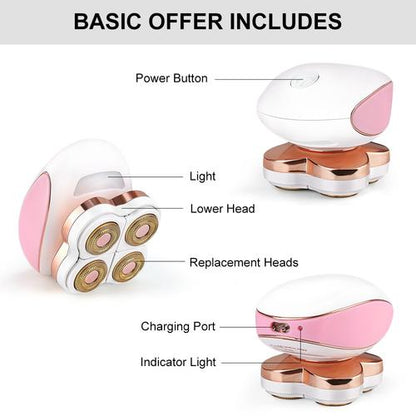 Flawless Rechargeable Electric Hair Remover Kit for Women
