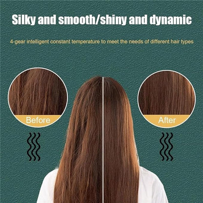 Electric Hair Straightening Brush Fast Ceramic Hot Comb