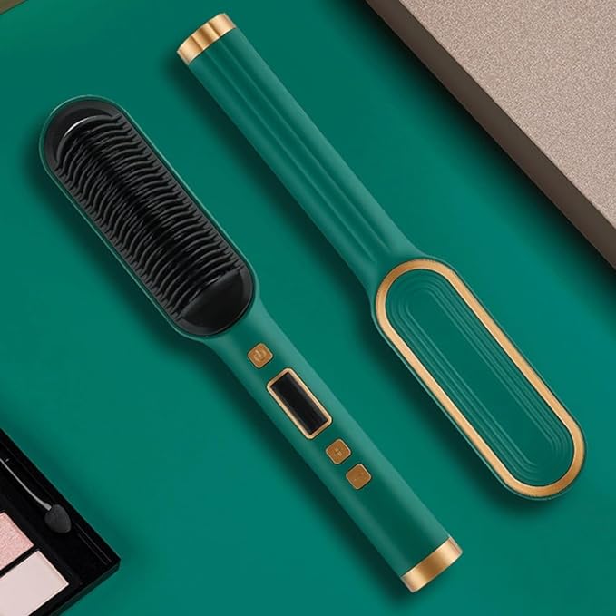 Electric Hair Straightening Brush Fast Ceramic Hot Comb