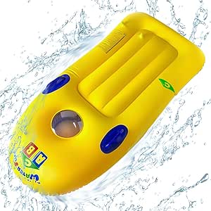 Inflatable Baby Pool Float Board with Safety Handles SADILUX