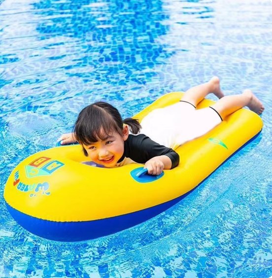 Inflatable Baby Pool Float Board with Safety Handles SADILUX