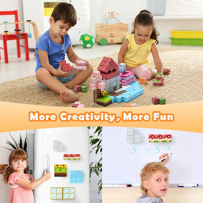 Magnetic Building Cubes Set for Kids