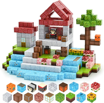 Magnetic Building Cubes Set for Kids