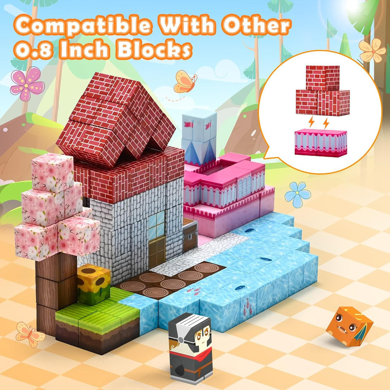 Magnetic Building Cubes Set for Kids