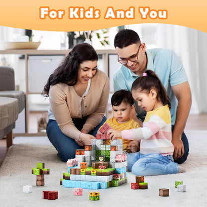 Magnetic Building Cubes Set for Kids