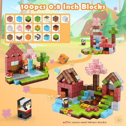 Magnetic Building Cubes Set for Kids