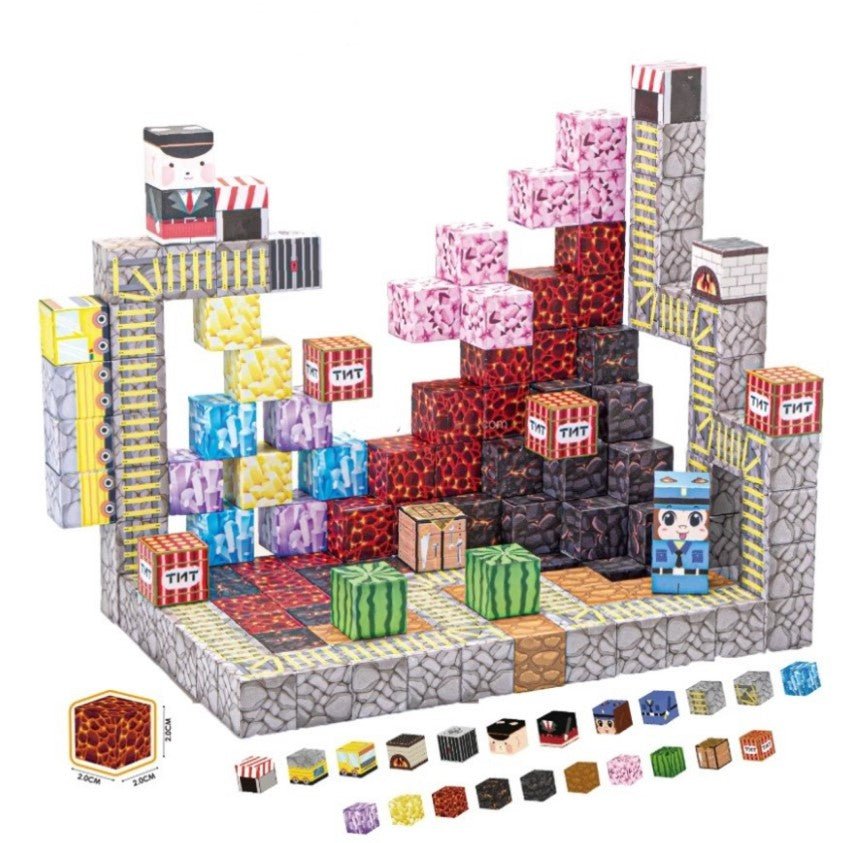 Magnetic Building Cubes Set for Kids