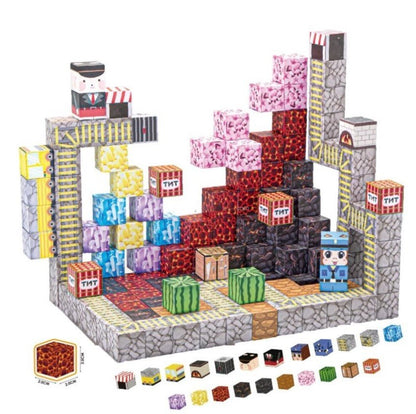 Magnetic Building Cubes Set for Kids